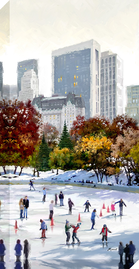 Central Park Ice Skaters 1 - Macneil
