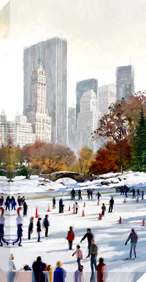 Central Park Ice Skaters 2 - Macneil